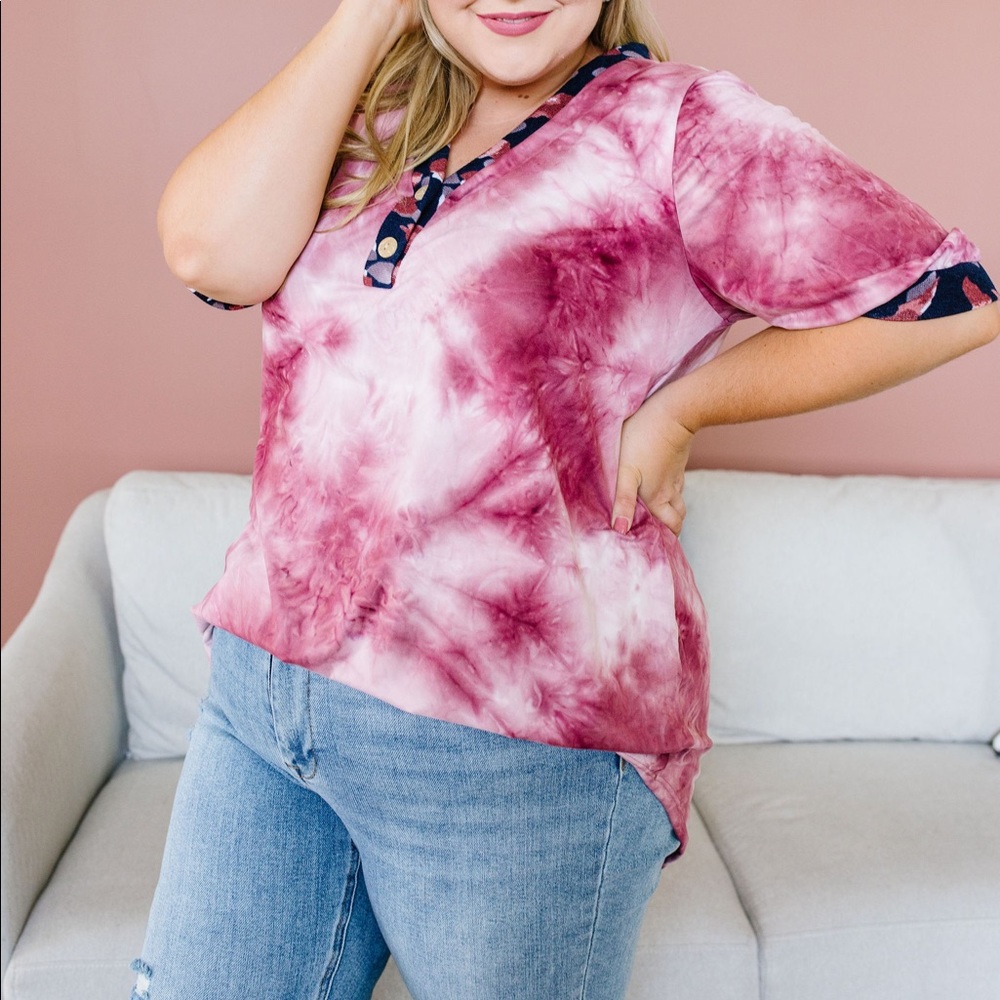 FINAL PRICE❗️Jungle Expedition Top in Wine - Picture 8 of 13